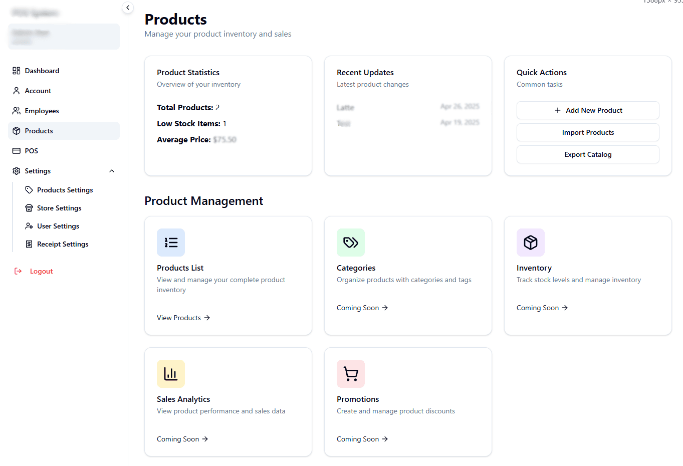 POS and Inventory Management System